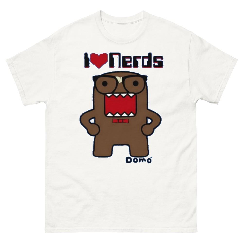 Domo 034I love nerds034 t shirt grunge emo scene y2k Amity affliction hello kitty Unisex T-Shirt S
