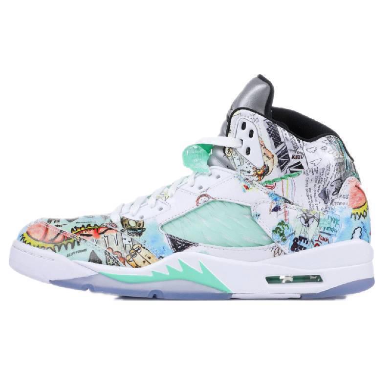 AJ5 Oreo University Blue Racing Blue Men's and Women's Basketball Shoes