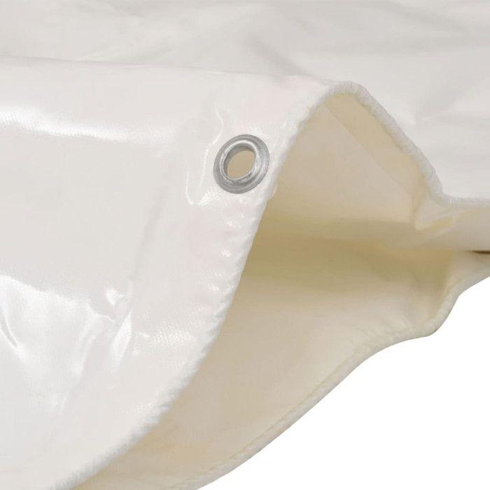 VidaXL Bâche 650 g / m² 3 x 5 m Blanc
