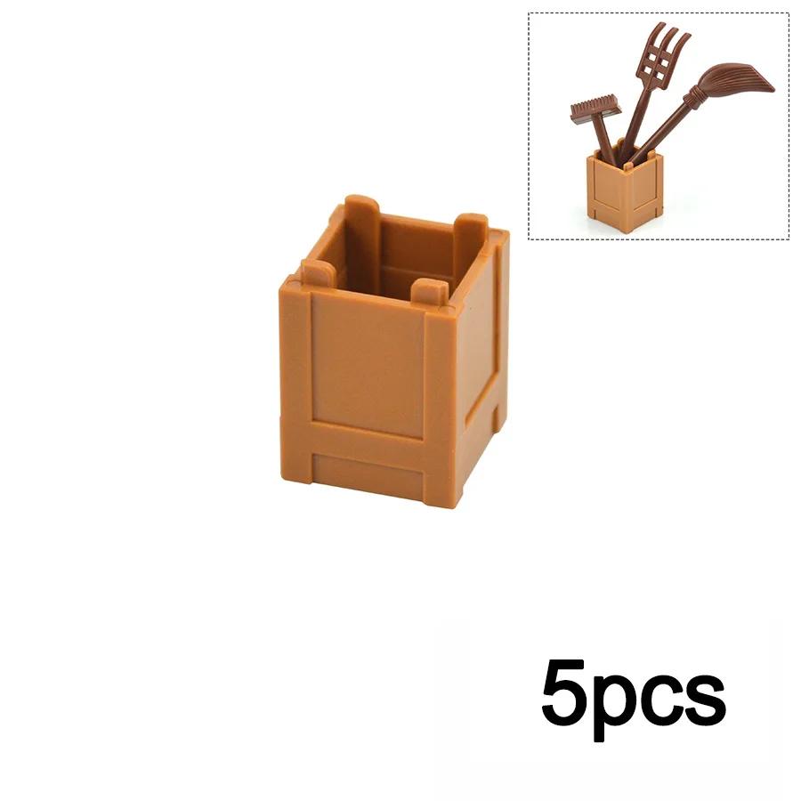 City Friends Mini Food Brick Accessories Cake Banana Carrot Fish Chicken Fries Bread Bottle Kid Toy Building Blocks DlY Gift