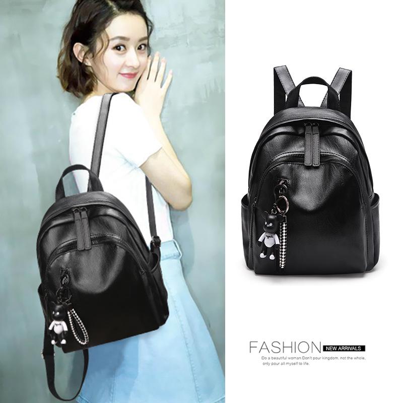 Backpack Women's 2025 Autumn and Winter New Trendy Soft Leather Bag Fashion Large Capacity Leisure Travel Backpack