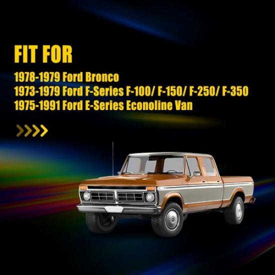 Vordere / Hintere getönte weiße Seitenmarkierungsleuchte für 1973-1979 Ford F-100 150 250 350