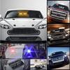 LED Emergency Warning Light 16 LED High Intensity Windshield Hazard Warning Flashing Strobe Law Enforcement Interior Roof Dash Windshield Lamp Lights