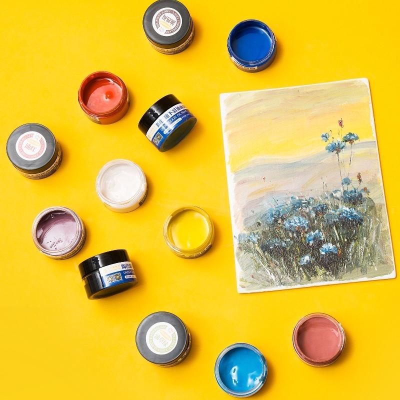 30ml Pottery Underglaze Color Oil Paint Waterproof and Fadeless Artist-level Art Coloring Acrylic Oil Paint