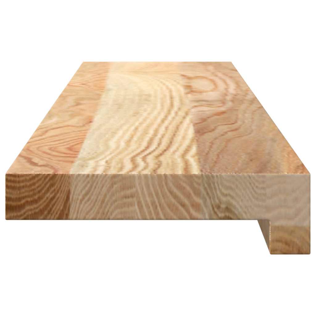 Vidaxl Window Sills 2 Pcs, Raw, 80X15X2 Cm, Solid Oak Wood