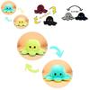 Adorable Double-sided Flip Reversible Octopus Plush Toy For Kids With Soft Texture