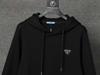Men's P Brand Autumn/Winter Triangle Logo Hoodie with Long Sleeves