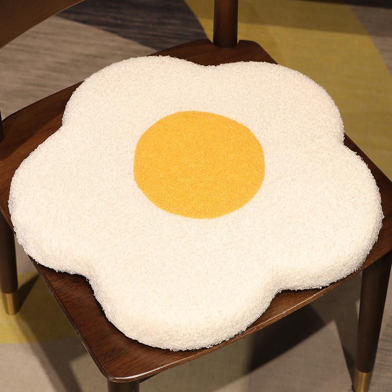 Nordic Home Style Floral Chair Cushion With Memory Foam Living Room Decor Doll