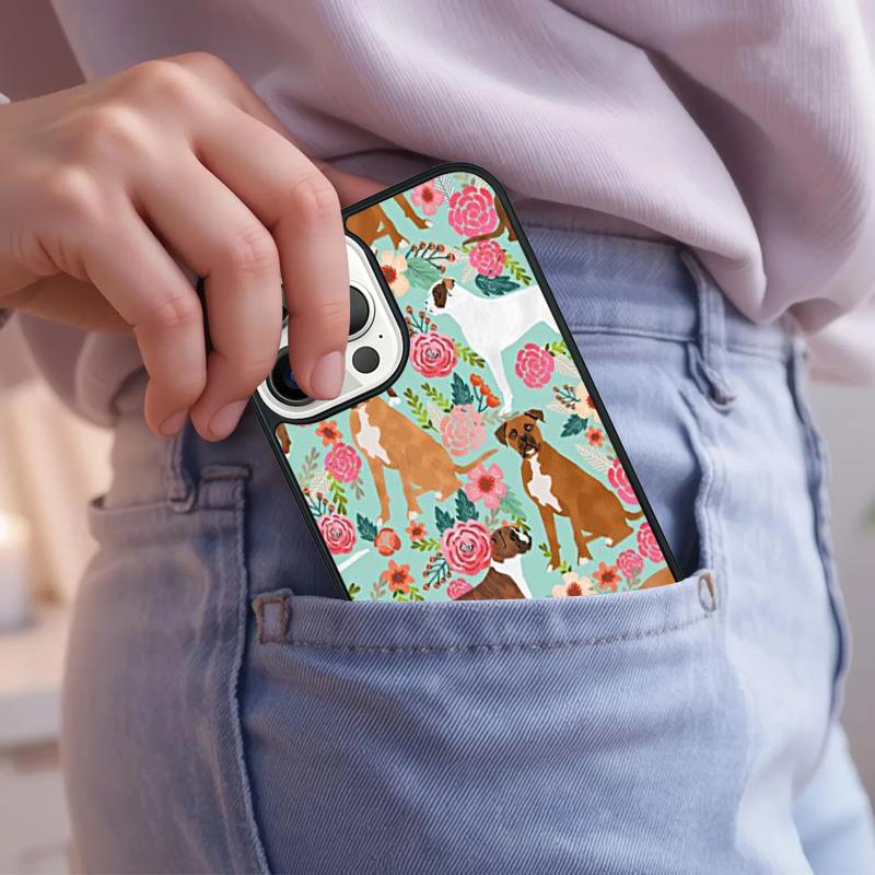 Boxer Dog Cute Funny Phone Case For iPhone 17 Air 15 16e 14 13 Pro Max Coque 12 11 Pro Max PLUS cover