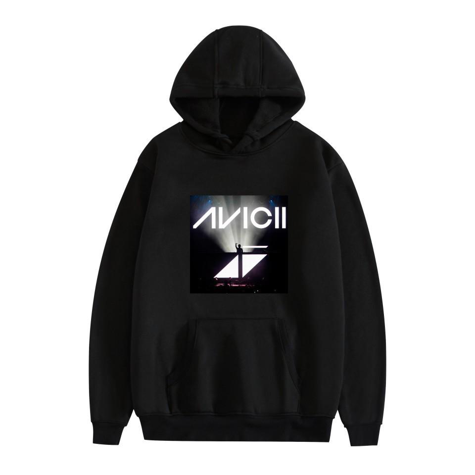 

Swedish DJ Avicii Inspired Men s Versatile Round Neck Hoodie Sweatshirt M