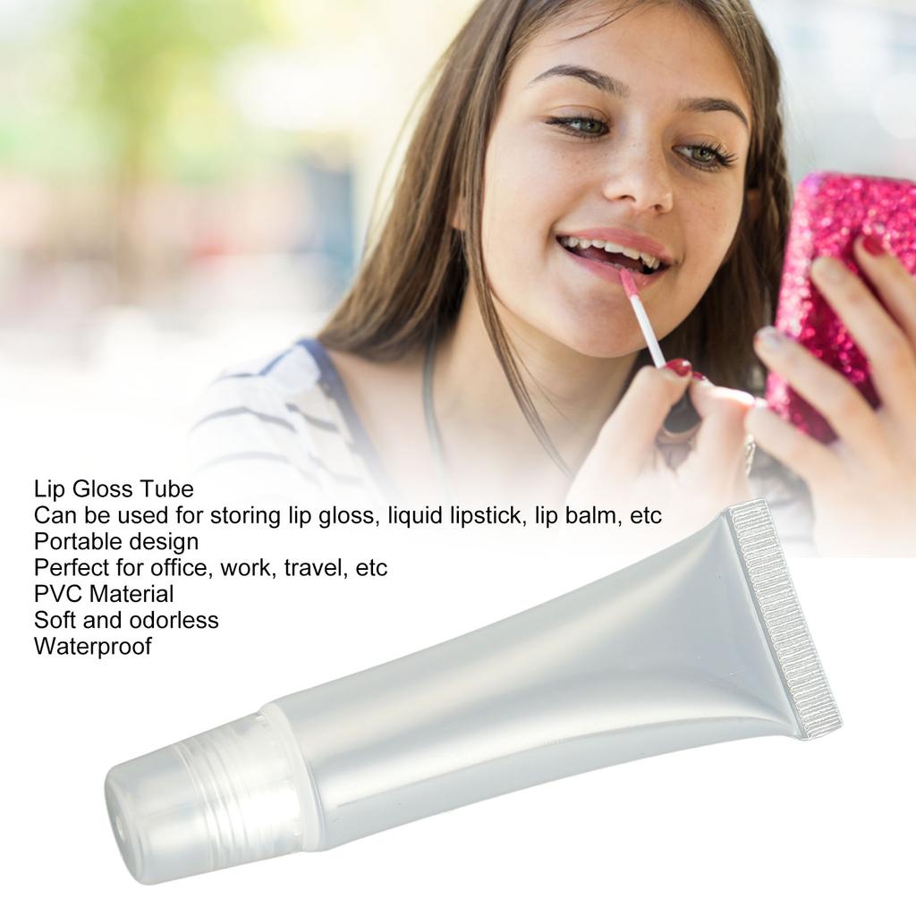 20 Stück 12 ml Nachfüllbare Lipgloss-Tuben Professionelles Tragbares Make-up DIY Leere Lippenbalsam-Behälter
