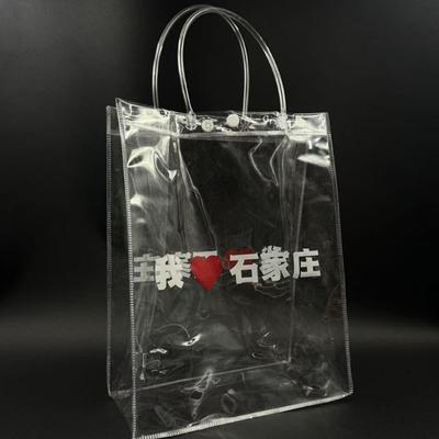 12pcs StoBag Clear PVC Gift Bags With Handles For Small Gifts Party Favor Candy Cake Cookie Packaging And Retail Display