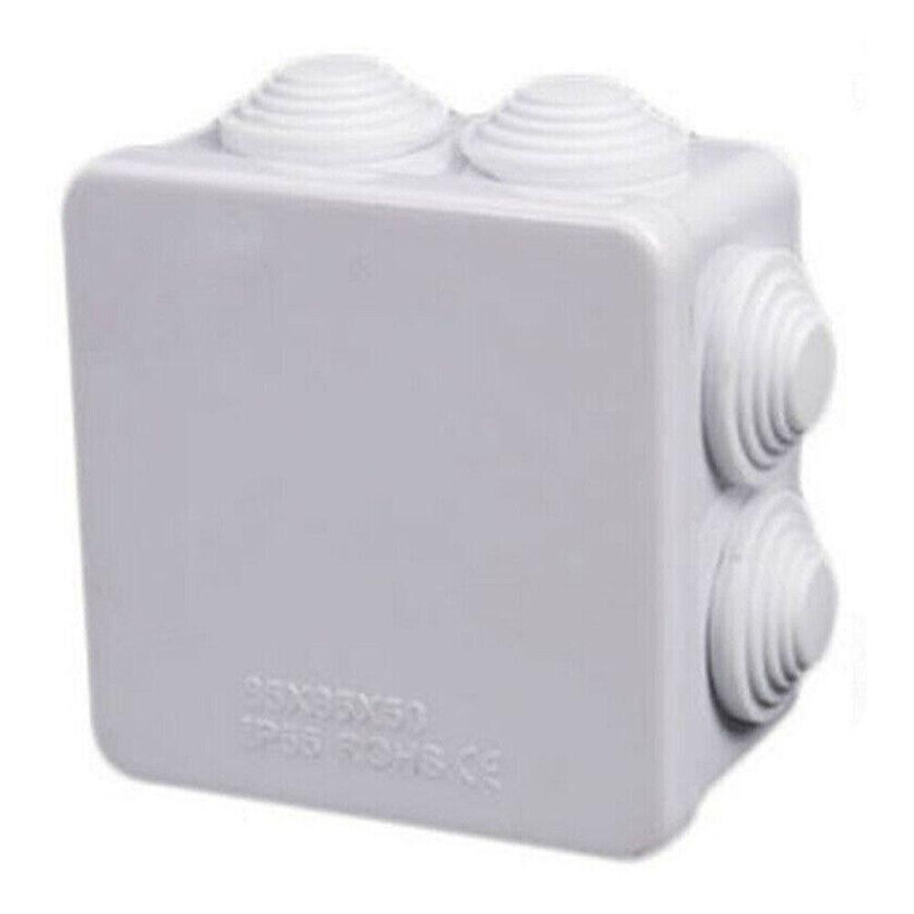 Waterproof Case Ceiling Rose Junction Box Cable Junction Box For Outdoor Home Improvement Anti-corrosion Anti-static White