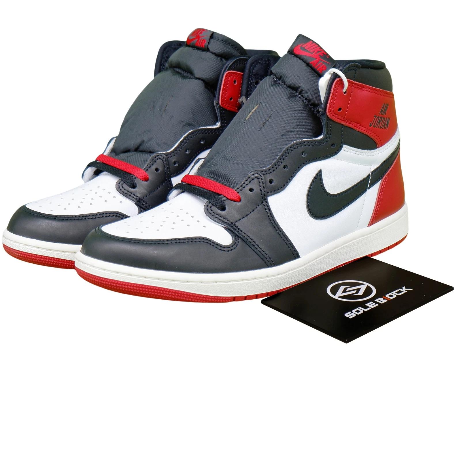 

Jordan Air Jordan 1 High OG “Black Toe Reimagined” DZ5485-106 Мужские размеры EU 47.5 красный