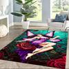Gothic Style Area Rug Perfect for Kitchen Balcony Dormitory Game Room Antislip Carpet Anime Office Decor Perfect Gift for Women/Men