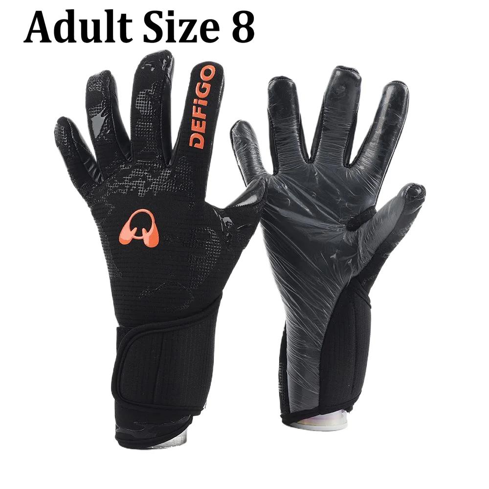Goalie Gloves Latex Soccer Goalie Goalkeeper Gloves Anti-slip Thicken Football Glove Protection Goalkeep Gloves Soccer Equipment