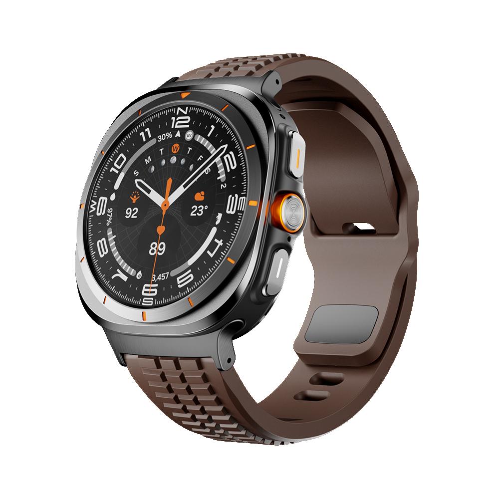 Sport Silicone Strap for Samsung Galaxy Watch Ultra 2025 Bracelet Men Wrist Band for Samsung Galaxy Watch Ultra 47mm 2024 Correa