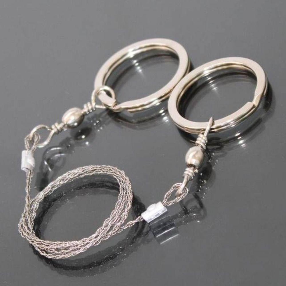 4-strand Stainless Steel Wire Saw with Handle Hand Steel Wire Saw  Travel Camping