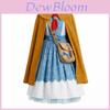 Stranger Things Holly Wheeler Cosplay Costume For Kids With Princess Dress And Cape For Halloween And Role Play