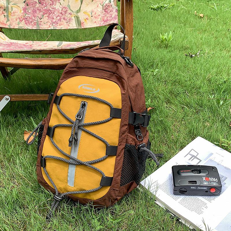 Outdoor Backpack Large Capacity Hiking Backpack Mountaineering Bag Boys Commuter School Bag Female College Student Computer Bag