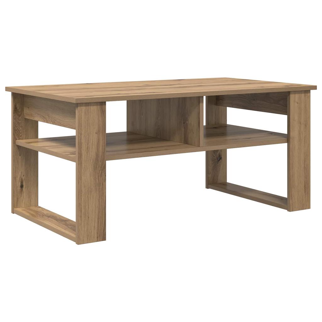 Artisan Oak Coffee Table 96 X 54 X 44 Cm Engineered Wood