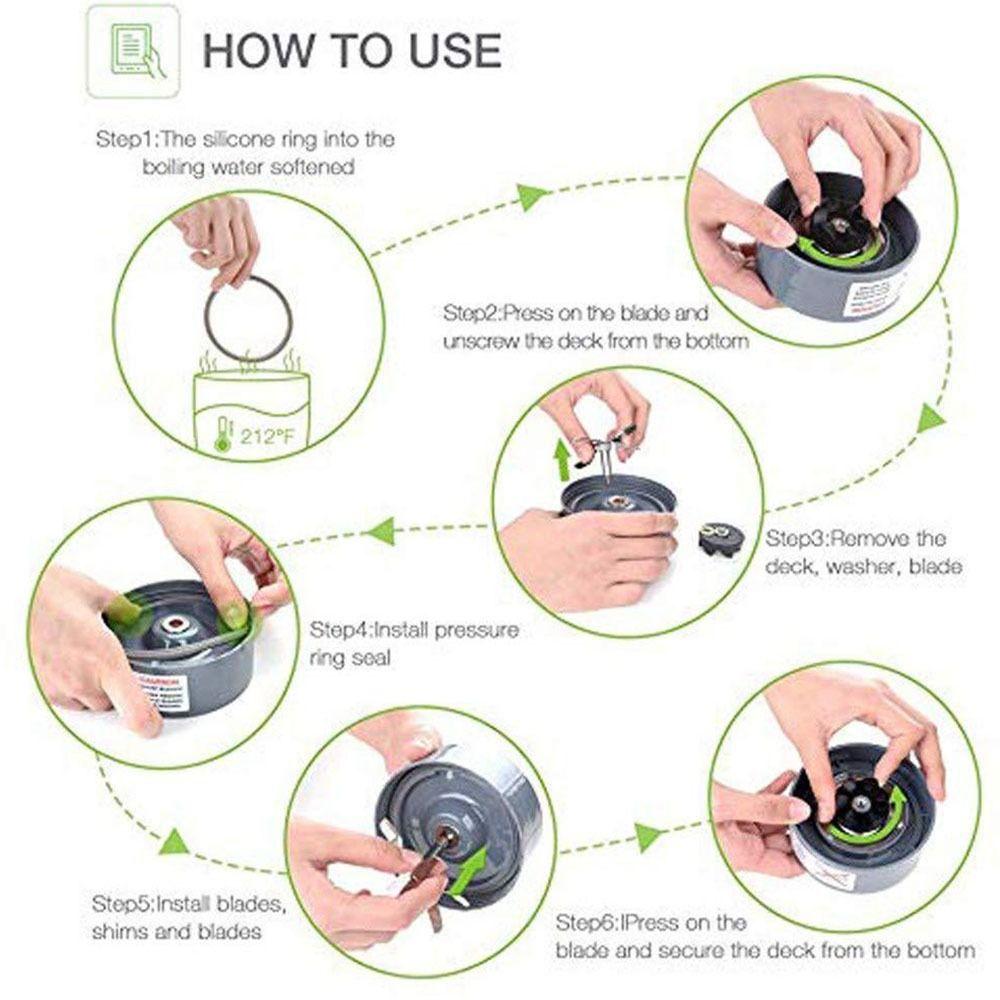 Langlebige Mixer-Dichtungen Universelle Dichtringe Dichtungen Zubehör Gummiring