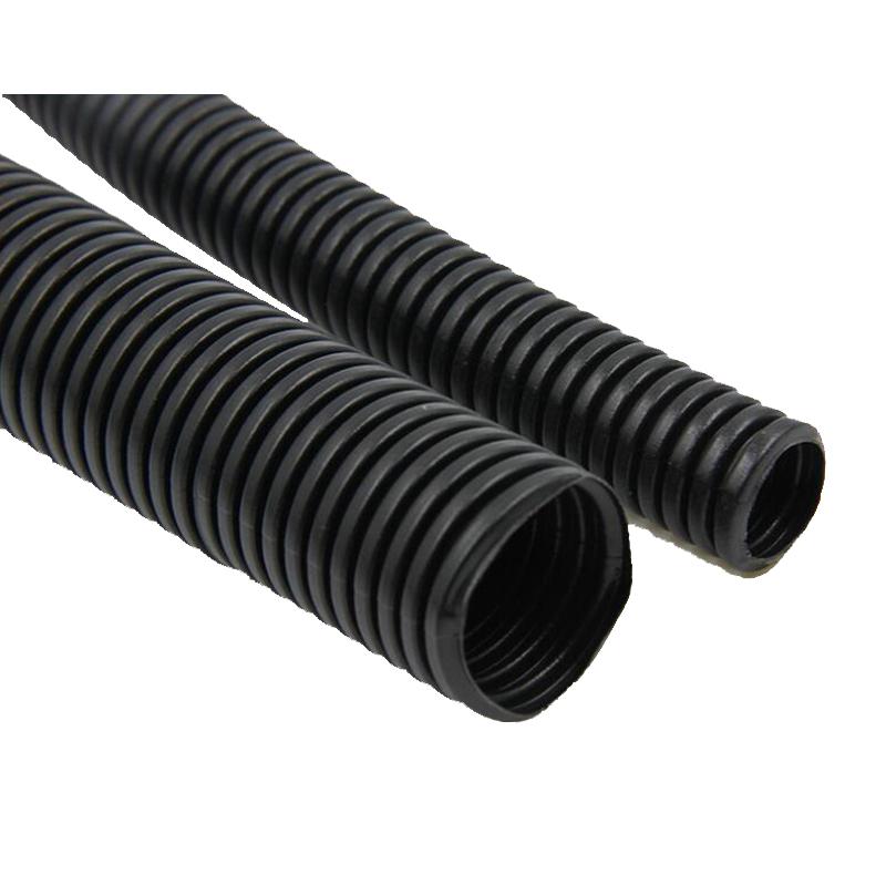Tubo Corrugato Flessibile Isolato in Polietilene Nero Tubo Flessibile Tubo 7/10/13/15/21/25mm Diametro Canalina per Cavi Tubo Flessibile Plastico Divisibile 10m
