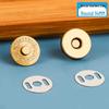 Fibbia a pressione magnetica per borse in pelle: Accessorio Valigia con Bottone Metallico e Chiusura Invisibile.