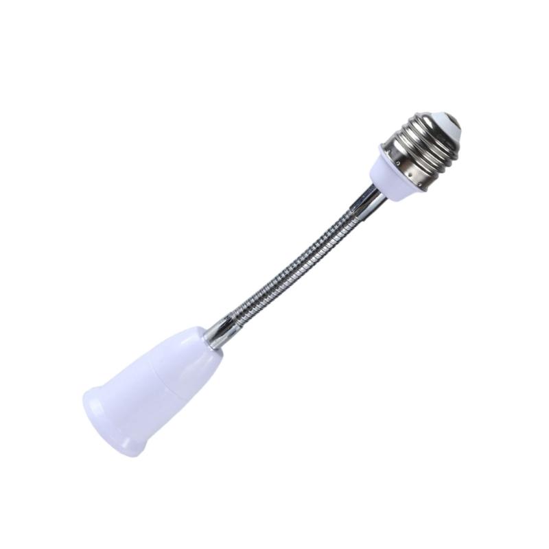 Adjustable E27 To E27 Light Bulb Socket Extension, Flexible Goosenecks Lamp Adapter, Home Lighting