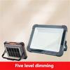 Portable Solar Work Lantern with Hook Outdoor Solar Light Camping Lamp Outdoor LED Rechargeable Emergency Light for Night Market