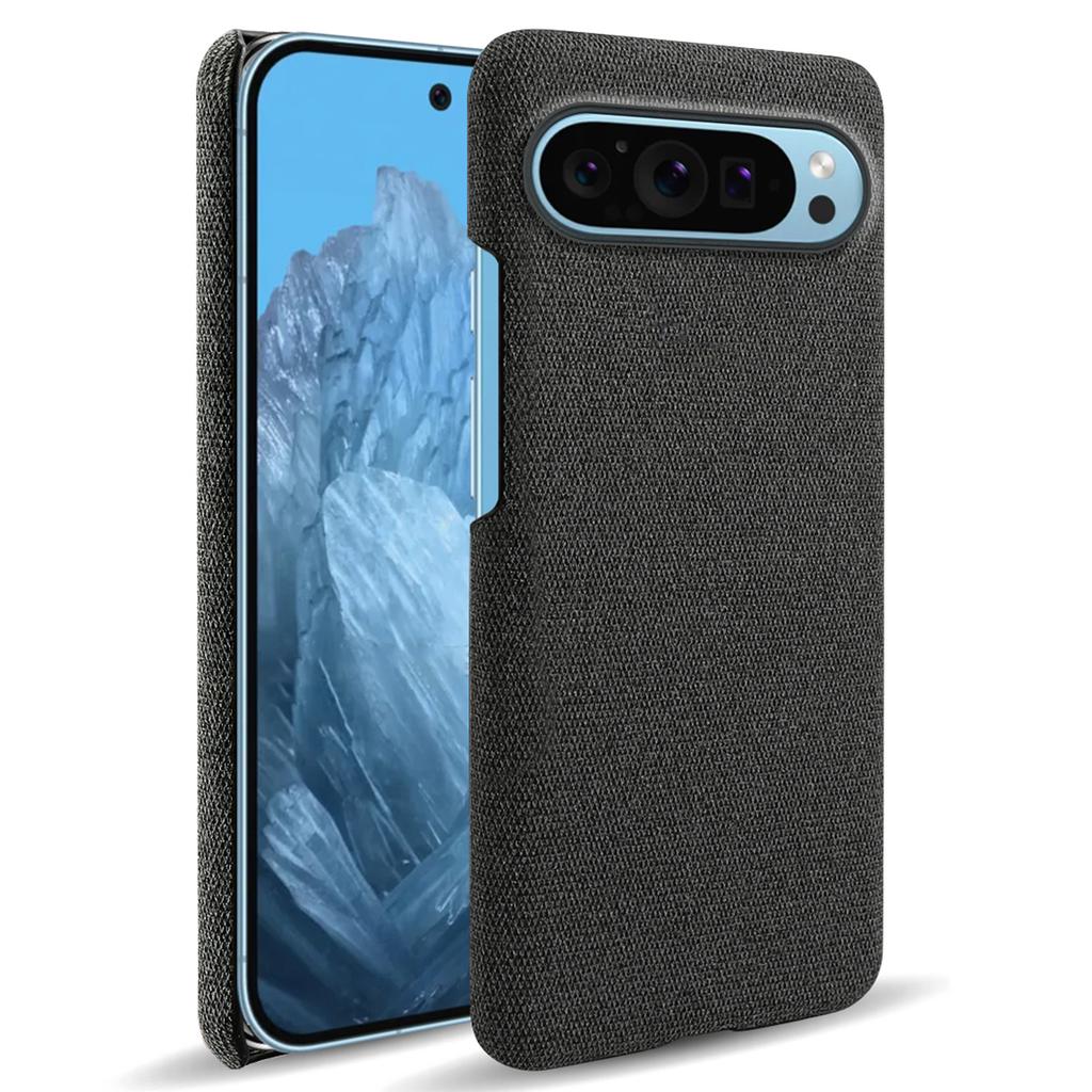 For Google Pixel 9/Pixel 9 Pro Case PC+Cloth Drop-Resistant Phone Protective Cover