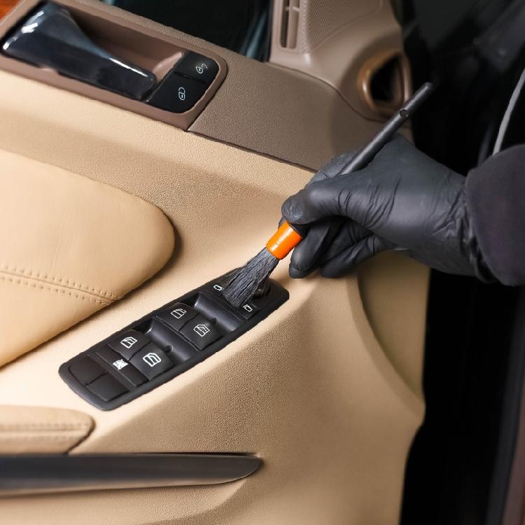 Versatilitys Auto Interior Cleaning Brushes Tool Durability Plastic Handle Safe On Leather Plastic And Metal Surfaces