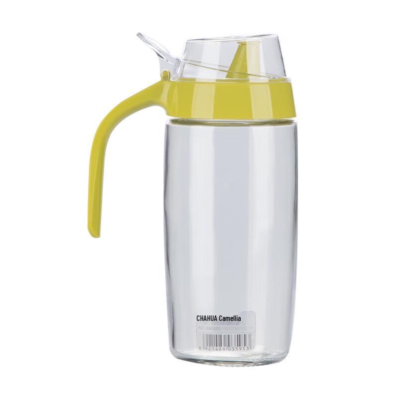 Camellia Glass Anti-Leak Oil Dispenser Bottle
