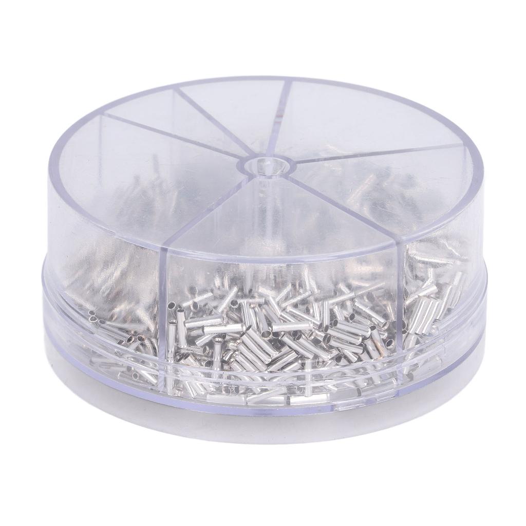 1900 ks neizolovaných krimpovacích konektorů s dutinkami o průměru 0,52,5 mm, 1422 AWG, sada pro kutily