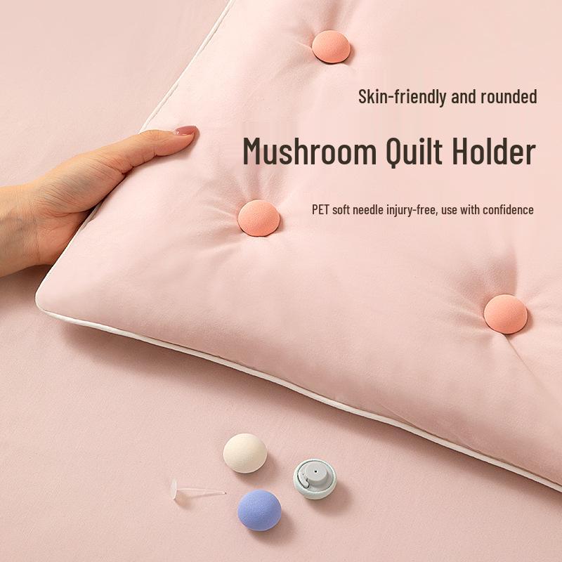 Suport detașabil pentru pilotă cu ciuperci: Prietenos cu pielea, fără urme, antiderapant pentru pilote groase și subțiri. Ideal pentru Cămine Studențești.