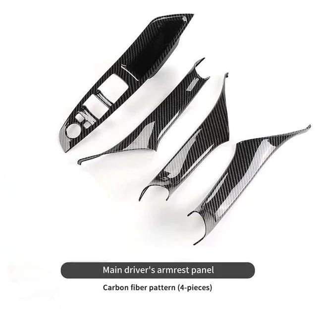 New Car Door Handle Panel Protector Pull Trim Cover For BMW 2011-2017 5 Series F10 F18 F11 Auto Interior Door Handles Stick