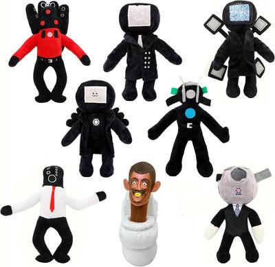 8 in 1 Skibidi Toilette Speakerman Plüschspielzeug Skibidi Toilette Baumwollplüschtier