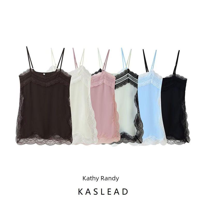 Kaslead New Women clothes Western Style Versitile Fashion Lace Underwear Style Top 5107285