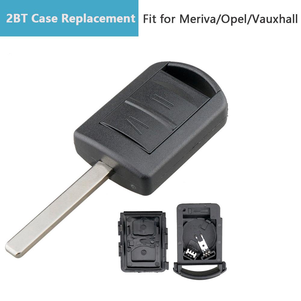 

2 Buttons Car Key Remote Control Housing Replacement Fit for OPEL AGILA MERIVA CORSA_C COMBO ASTRA Car Key Shell