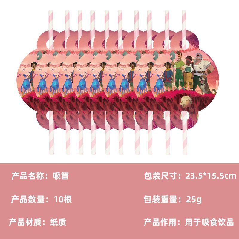 Spot Strange World Paper Plate Paper Cup Paper Towel Banner Balloon Decoration Set Party Arrangement Supplies