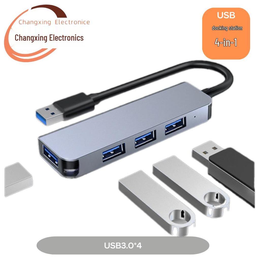 8-in-1 Type-C Hub: Multifunctional Card Reader & USB Network Expansion Dock