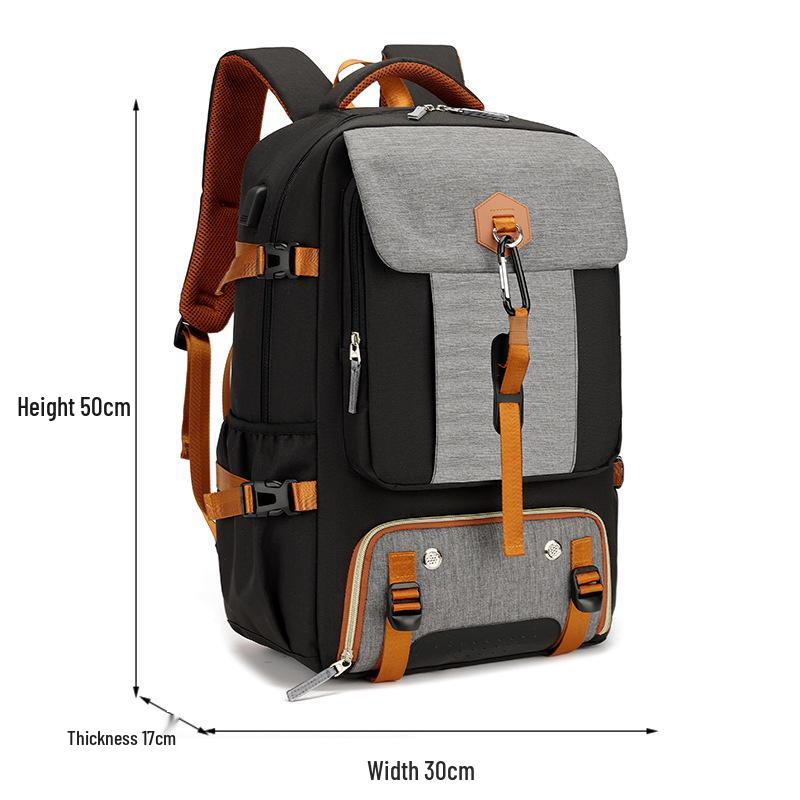 

70L Lightweight Water-Resistant Travel Backpack - Large Capacity, Outdoor Casual Laptop Bag