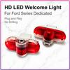 2Pcs/Set Car Door Welcome Lights LED Logo Projector Ghost Shadow Lights For Ford Fiesta Mondeo Focus Fusion Escape Shelby Edge Kuga