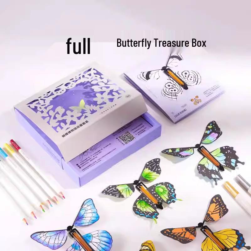 DIY Butterfly Art Kit for 6-Year-Olds - Creative Handmade Craft Pack for Girls