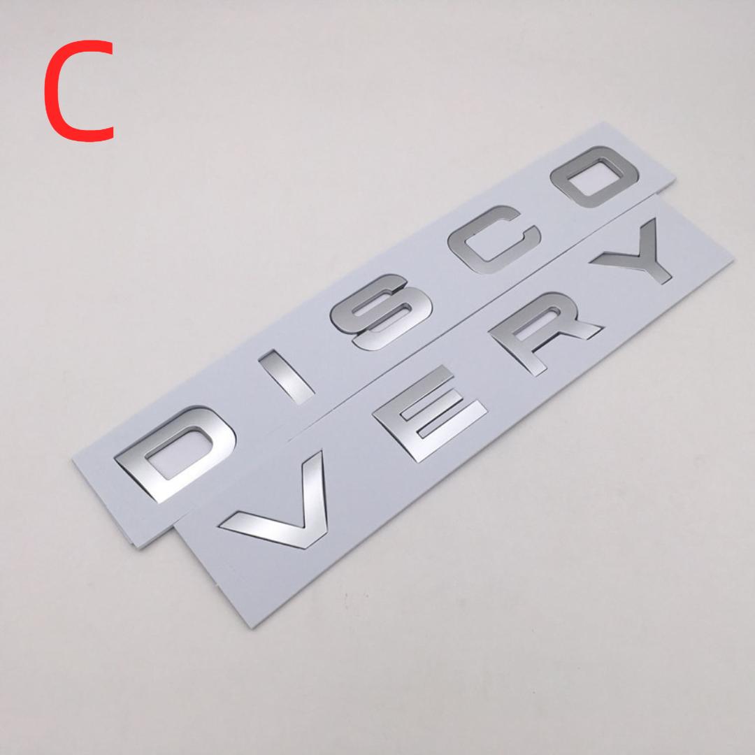 

3D буква DISCOVERY, задний передний значок автомобиля, эмблема, наклейка, наклейка для L/и R/over, передний капот, задний багажник, аксессуары C