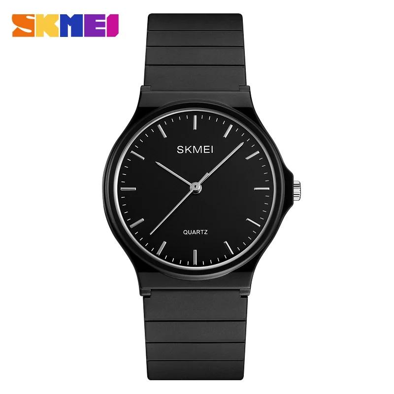 SKMEI 1419 Luxury Quartz Watches for Women Silicone Waterproof Simple Sports Woman Wristwatches Girls Clock Gift Montre Femme