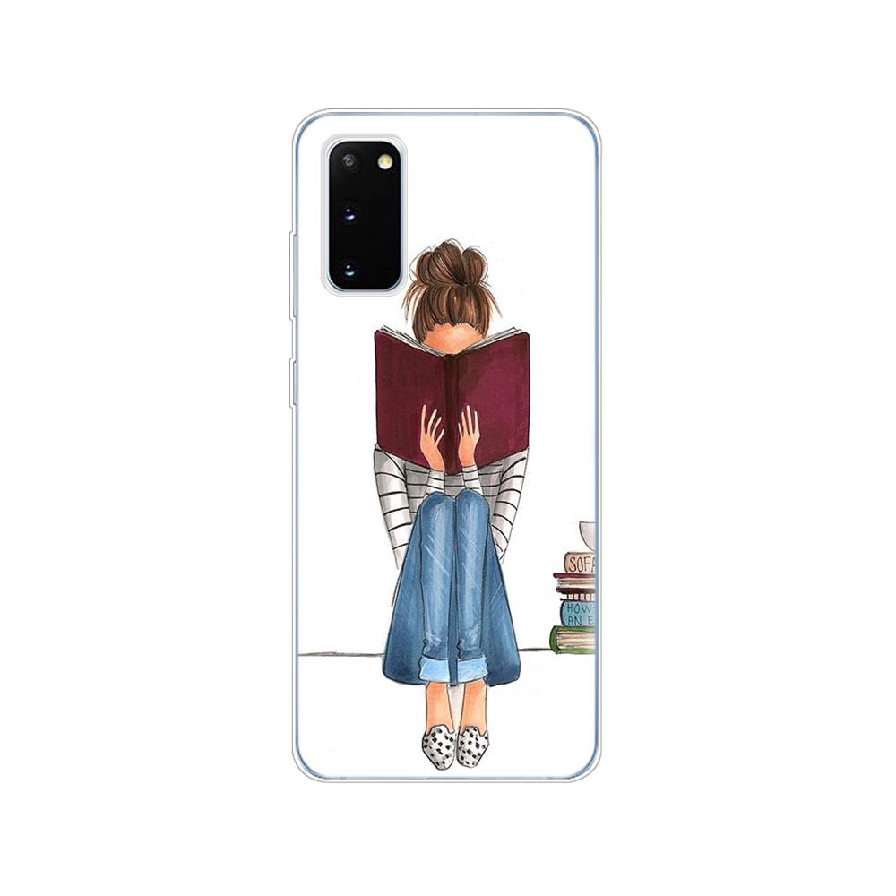 Case For Samsung Galaxy S20 PLUS Ultra S10 Lite Phone Cover For Samsung Note 10 Plus Lite  Beautiful Love Dress Shopping Girl
