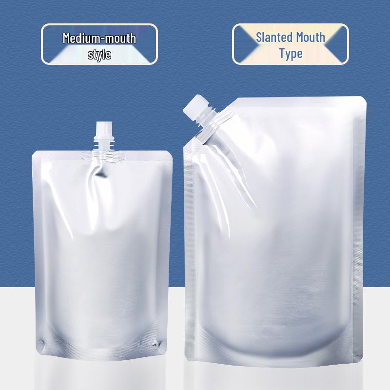 Aluminum Foil Spout Pouch for Liquids: Stand-Up Bag for Soup, Soy Milk, and Sauces