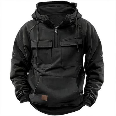Vintage Herren Hoodie Sweatshirt Street Man Kleidung Herren Übergroßer Kapuzenpullover Männlich Retro Harajuku Einfarbig Hoody