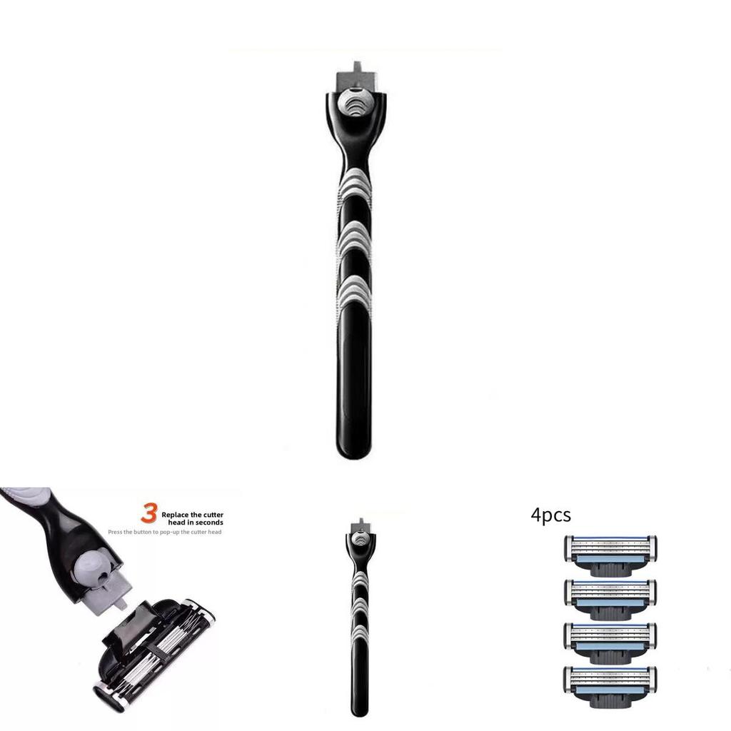 For Gillette Mach 3 Three Layer Ultra Thin Blade Shaver Replacement Head For Close Shaving Experience
